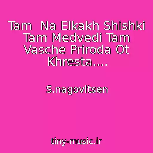کاور آهنگ Tam  Na Elkakh Shishki Tam Medvedi Tam Vasche Priroda Ot Khresta.... از S.nagovitsen
