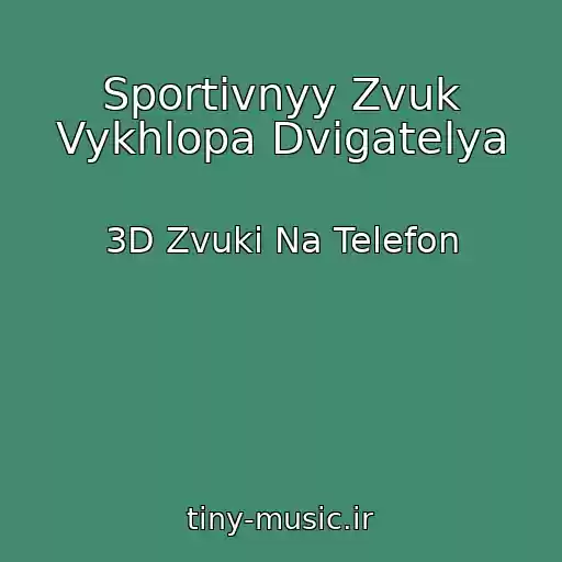 کاور آهنگ Sportivnyy Zvuk Vykhlopa Dvigatelya از 3D Zvuki Na Telefon