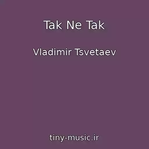 کاور آهنگ Tak Ne Tak از Vladimir Tsvetaev