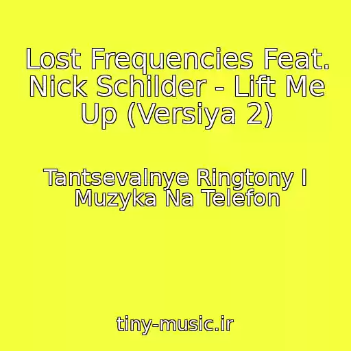 کاور آهنگ Lost Frequencies Feat. Nick Schilder - Lift Me Up (Versiya 2) از Tantsevalnye Ringtony I Muzyka Na Telefon