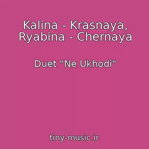 کاور آهنگ Kalina - Krasnaya, Ryabina - Chernaya از Duet "Ne Ukhodi"