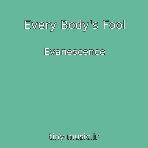 کاور آهنگ Every Body's Fool از Evanescence