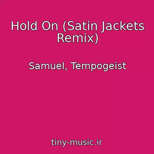 کاور آهنگ Hold On (Satin Jackets Remix) از Samuel, Tempogeist