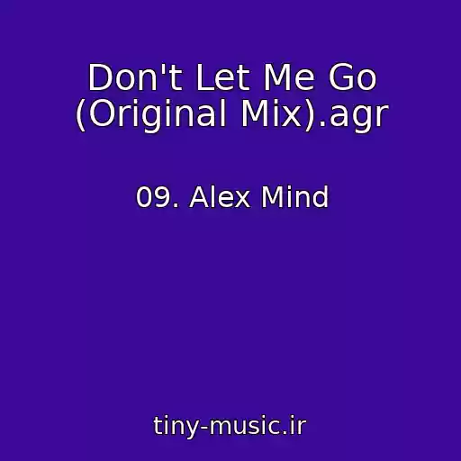 کاور آهنگ Don't Let Me Go (Original Mix).agr از 09. Alex Mind