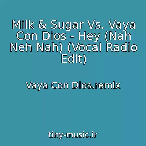 کاور آهنگ Milk & Sugar Vs. Vaya Con Dios - Hey (Nah Neh Nah) (Vocal Radio Edit) از Vaya Con Dios.remix