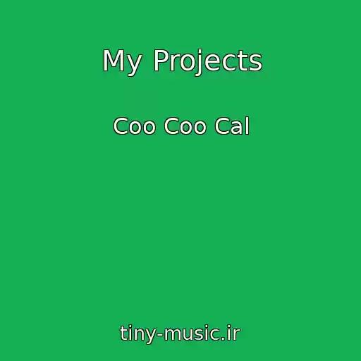 کاور آهنگ My Projects از Coo Coo Cal