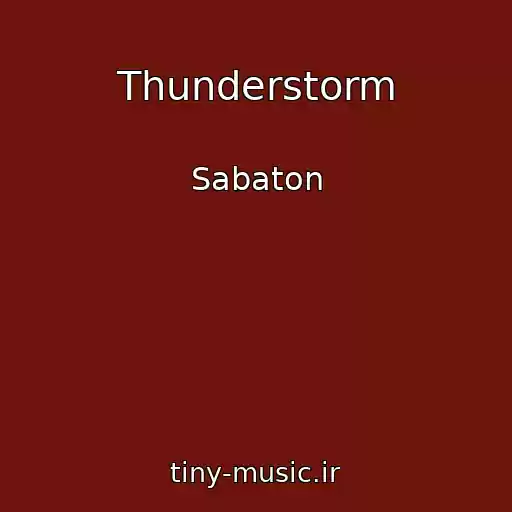 کاور آهنگ Thunderstorm از Sabaton