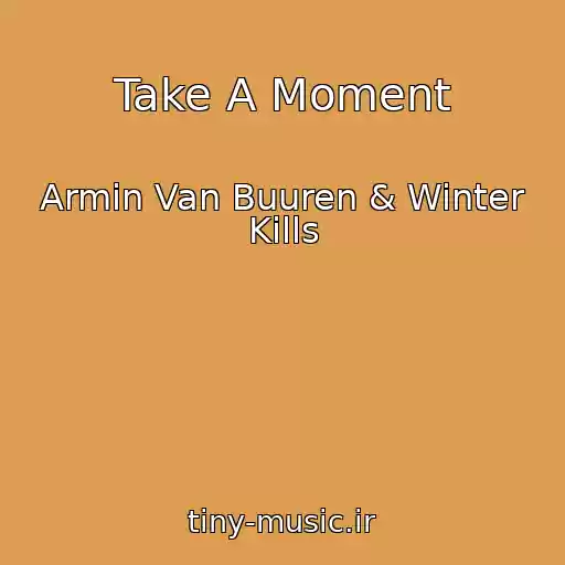 کاور آهنگ Take A Moment از Armin Van Buuren & Winter Kills