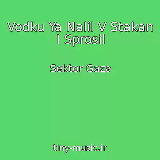 کاور آهنگ Vodku Ya Nalil V Stakan I Sprosil از Sektor Gaza