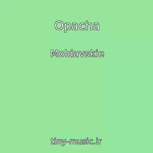کاور آهنگ Opacha از Moldavskie