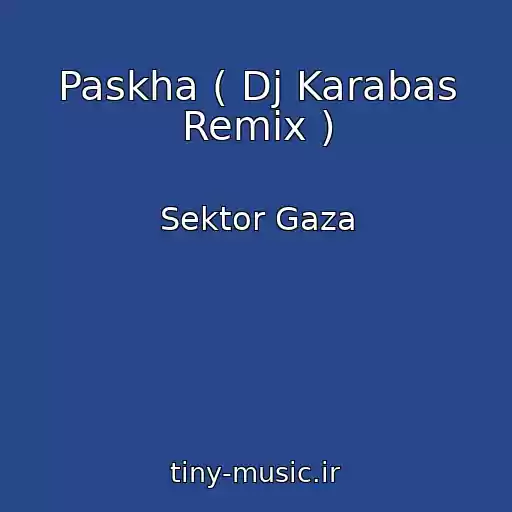 کاور آهنگ Paskha ( Dj Karabas Remix ) از Sektor Gaza