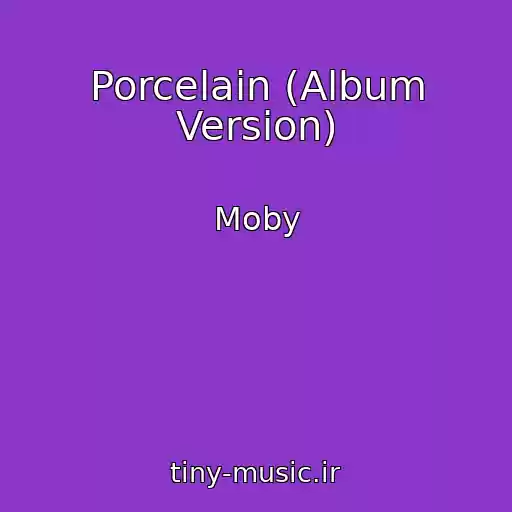کاور آهنگ Porcelain (Album Version) از Moby