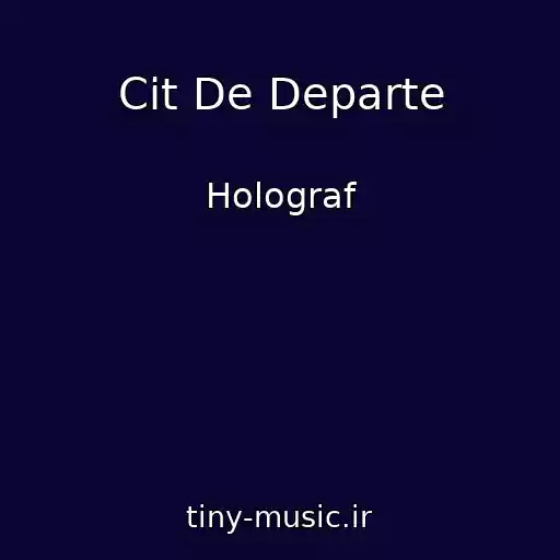 کاور آهنگ Cit De Departe از Holograf