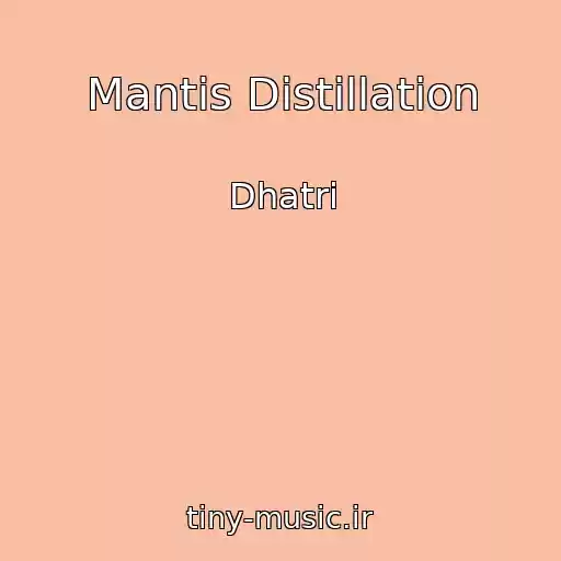 کاور آهنگ Mantis Distillation از Dhatri
