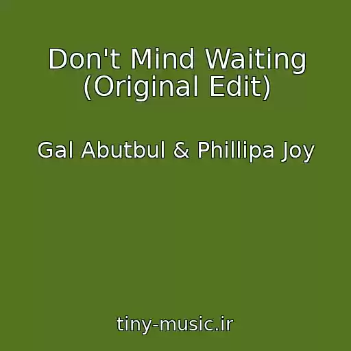 کاور آهنگ Don't Mind Waiting (Original Edit) از Gal Abutbul & Phillipa Joy