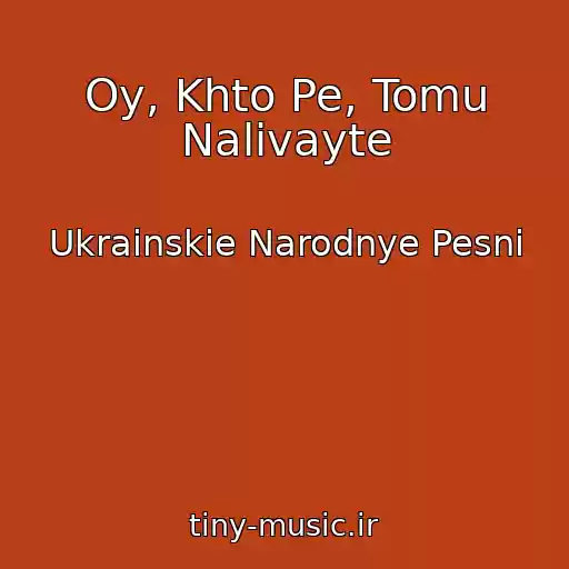 کاور آهنگ Oy, Khto Pe, Tomu Nalivayte از Ukrainskie Narodnye Pesni