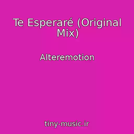 کاور آهنگ Te Esperaré (Original Mix) از Alteremotion