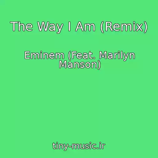 کاور آهنگ The Way I Am (Remix) از Eminem (Feat. Marilyn Manson)