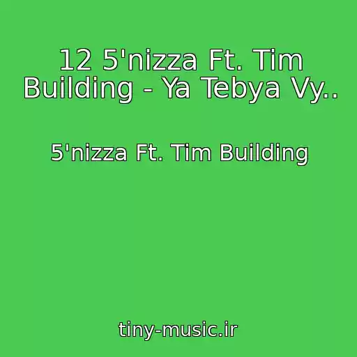 کاور آهنگ 12 5'nizza Ft. Tim Building - Ya Tebya Vy.. از 5'nizza Ft. Tim Building