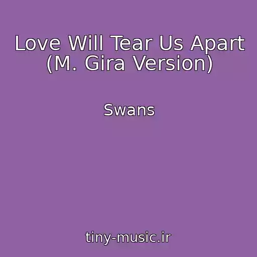 کاور آهنگ Love Will Tear Us Apart (M. Gira Version) از Swans