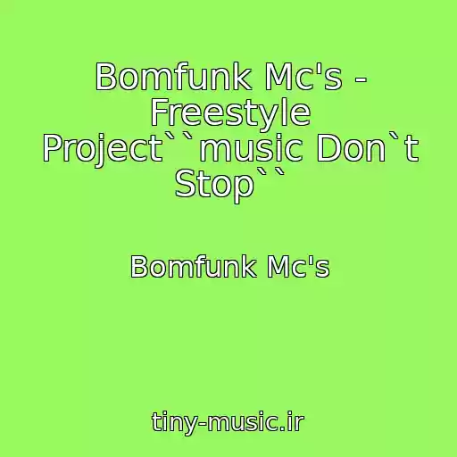 کاور آهنگ Bomfunk Mc's - Freestyle Project``music Don`t Stop`` از Bomfunk Mc's