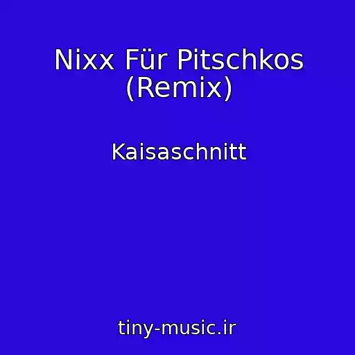 کاور آهنگ Nixx Für Pitschkos (Remix) از Kaisaschnitt