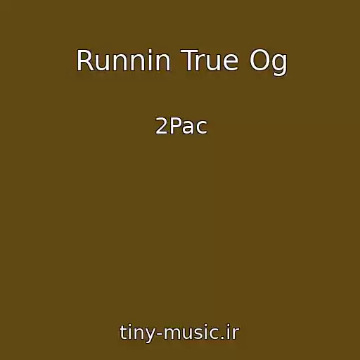 کاور آهنگ Runnin True Og از 2Pac