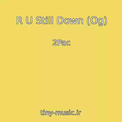 کاور آهنگ R U Still Down (Og) از 2Pac