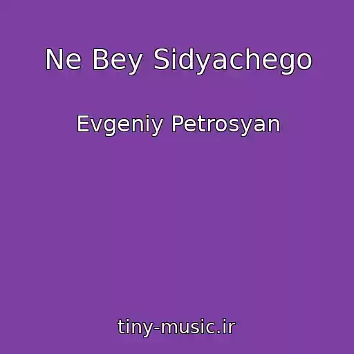 کاور آهنگ Ne Bey Sidyachego از Evgeniy Petrosyan