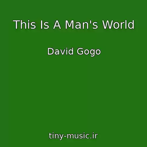 کاور آهنگ This Is A Man's World از David Gogo