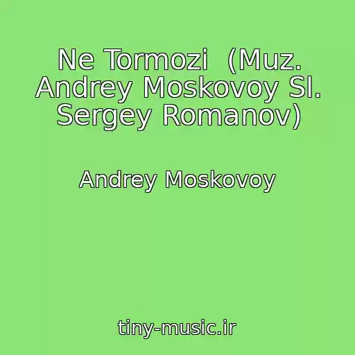کاور آهنگ Ne Tormozi  (Muz. Andrey Moskovoy Sl. Sergey Romanov) از Andrey Moskovoy