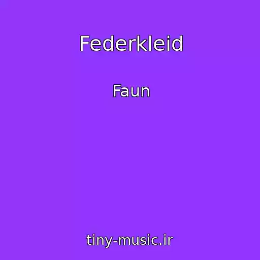 کاور آهنگ Federkleid از Faun