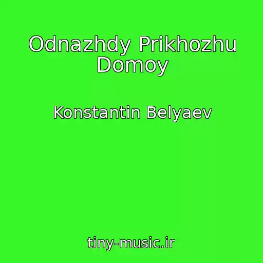 کاور آهنگ Odnazhdy Prikhozhu Domoy از Konstantin Belyaev