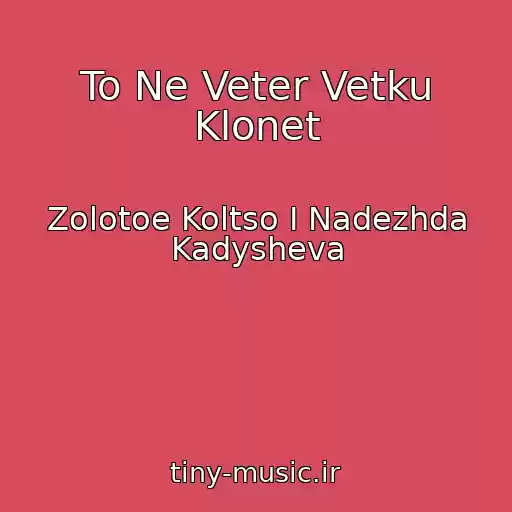 کاور آهنگ To Ne Veter Vetku Klonet از Zolotoe Koltso I Nadezhda Kadysheva