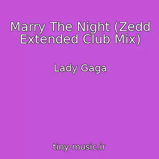 کاور آهنگ Marry The Night (Zedd Extended Club Mix) از Lady Gaga