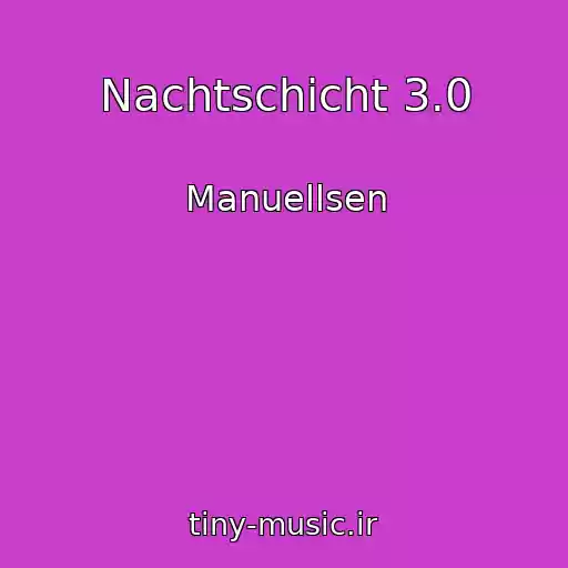 کاور آهنگ Nachtschicht 3.0 از Manuellsen