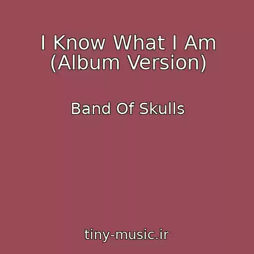 کاور آهنگ I Know What I Am (Album Version) از Band Of Skulls