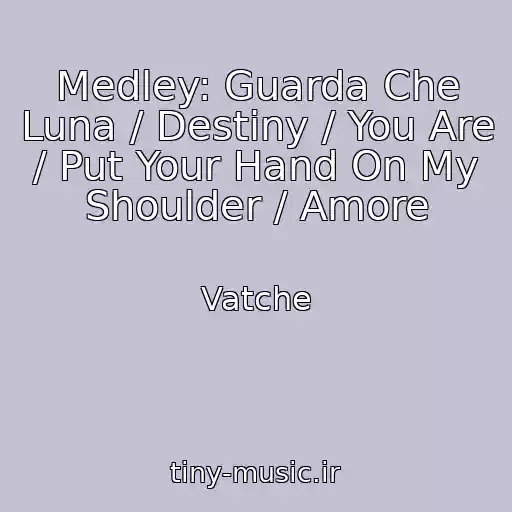 کاور آهنگ Medley: Guarda Che Luna / Destiny / You Are / Put Your Hand On My Shoulder / Amore از Vatche