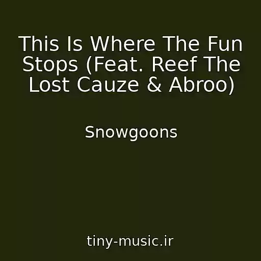 کاور آهنگ This Is Where The Fun Stops (Feat. Reef The Lost Cauze & Abroo) از Snowgoons