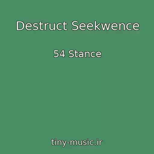 کاور آهنگ Destruct Seekwence از 54 Stance