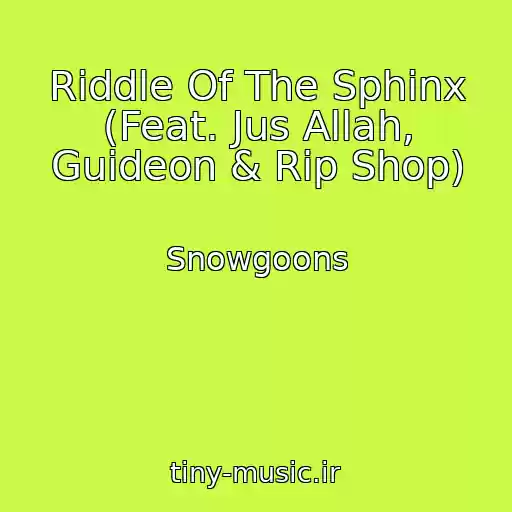 کاور آهنگ Riddle Of The Sphinx (Feat. Jus Allah, Guideon & Rip Shop) از Snowgoons