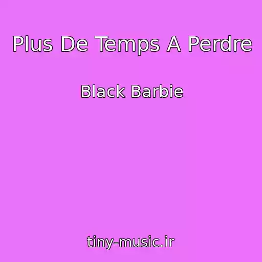 کاور آهنگ Plus De Temps A Perdre از Black Barbie