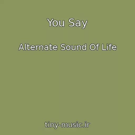 کاور آهنگ You Say از Alternate Sound Of Life