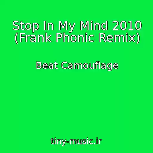 کاور آهنگ Stop In My Mind 2010 (Frank Phonic Remix) از Beat Camouflage