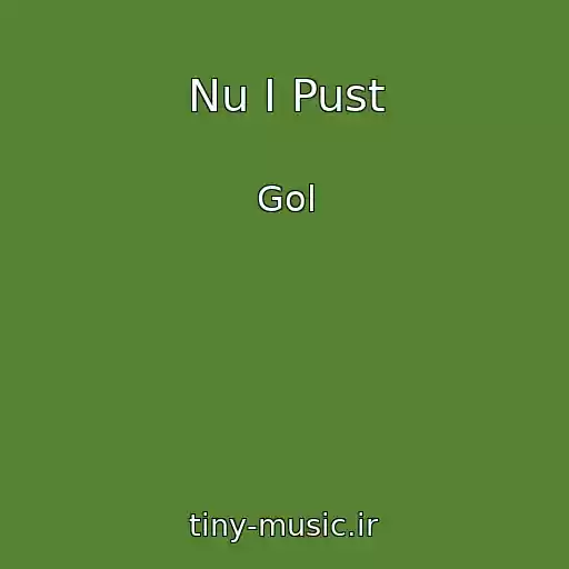 کاور آهنگ Nu I Pust از Gol