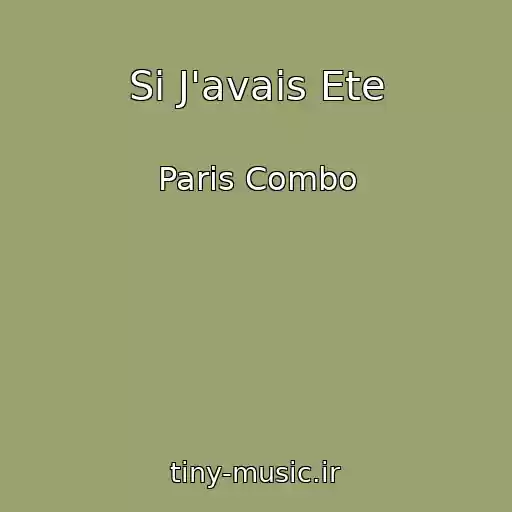 کاور آهنگ Si J'avais Ete از Paris Combo