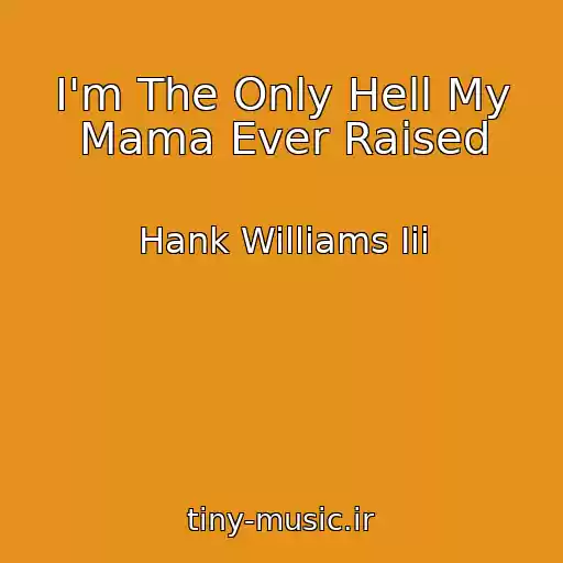 کاور آهنگ I'm The Only Hell My Mama Ever Raised از Hank Williams Iii