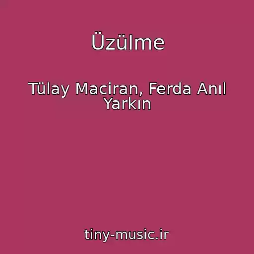 کاور آهنگ Üzülme از Tülay Maciran, Ferda Anıl Yarkın