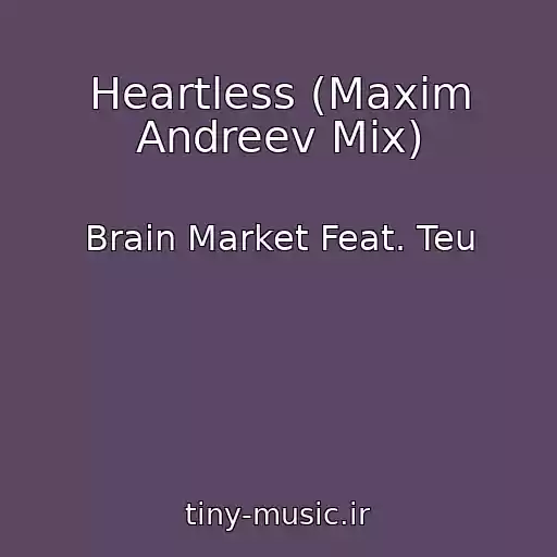کاور آهنگ Heartless (Maxim Andreev Mix) از Brain Market Feat. Teu