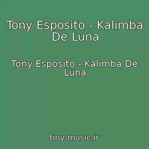 کاور آهنگ Tony Esposito - Kalimba De Luna از Tony Esposito - Kalimba De Luna